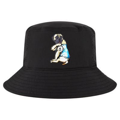 Funny English Mastiff Dog I Love Dad Tattoo English Mastiff Cool Comfort Performance Bucket Hat