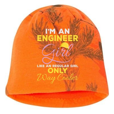 Female Engineering Major Graduates Feminist Engineer Funny Gift Kati - Camo Knit Beanie