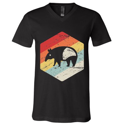 Funny Ex Mormon T Gift Lds Apostate Retro Tapir V-Neck T-Shirt