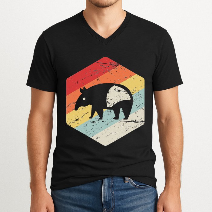 Funny Ex Mormon T Gift Lds Apostate Retro Tapir V-Neck T-Shirt