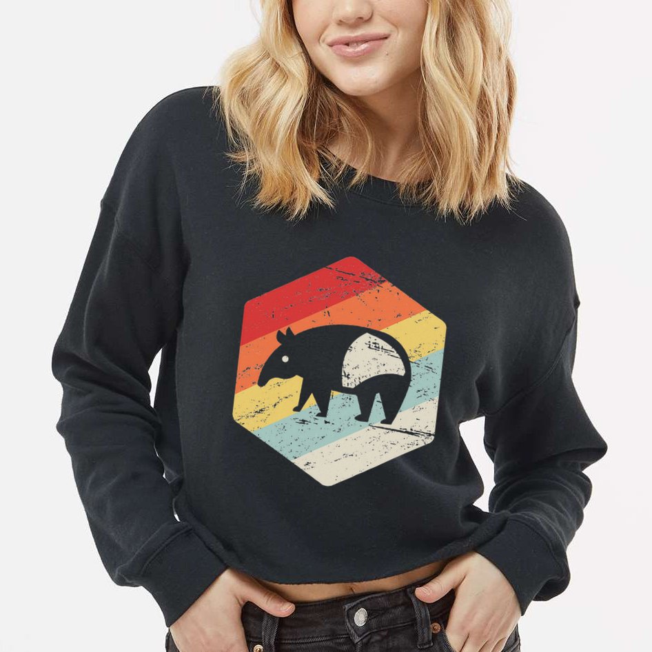 Funny Ex Mormon T Gift Lds Apostate Retro Tapir Cropped Pullover Crew