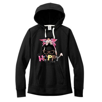 Family Easter Mom Mommy Happy Easter Mama Bunny Great Gift Women's Fleece Hoodie