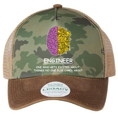 Funny Engineering Mechanical Civil Engineer Legacy Tie Dye Trucker Hat