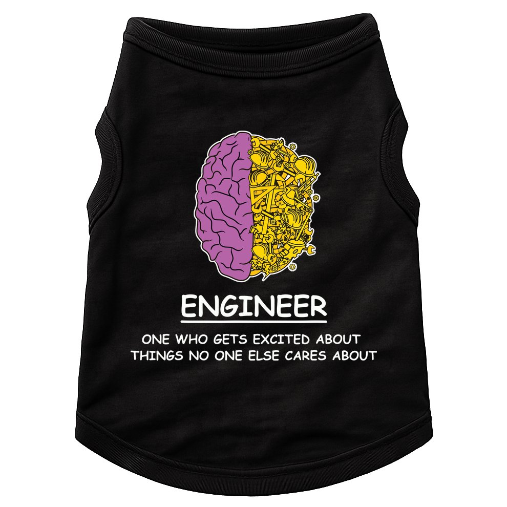Funny Engineering Mechanical Civil Engineer Doggie Tank
