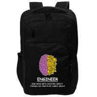 Funny Engineering Mechanical Civil Engineer Impact Tech Backpack