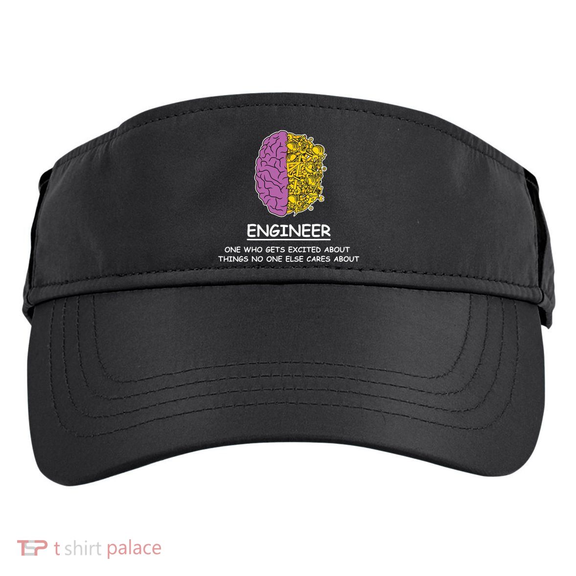 Funny Engineering Mechanical Civil Engineer Adult Drive Performance Visor