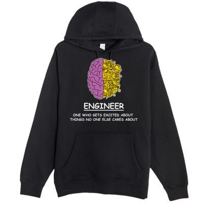 Funny Engineering Mechanical Civil Engineer Premium Pullover Hoodie