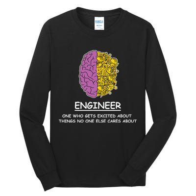 Funny Engineering Mechanical Civil Engineer Tall Long Sleeve T-Shirt