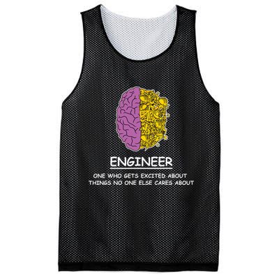 Funny Engineering Mechanical Civil Engineer Mesh Reversible Basketball Jersey Tank