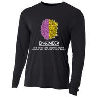 Funny Engineering Mechanical Civil Engineer Cooling Performance Long Sleeve Crew