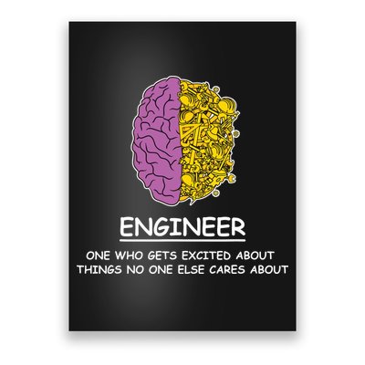 Funny Engineering Mechanical Civil Engineer Poster
