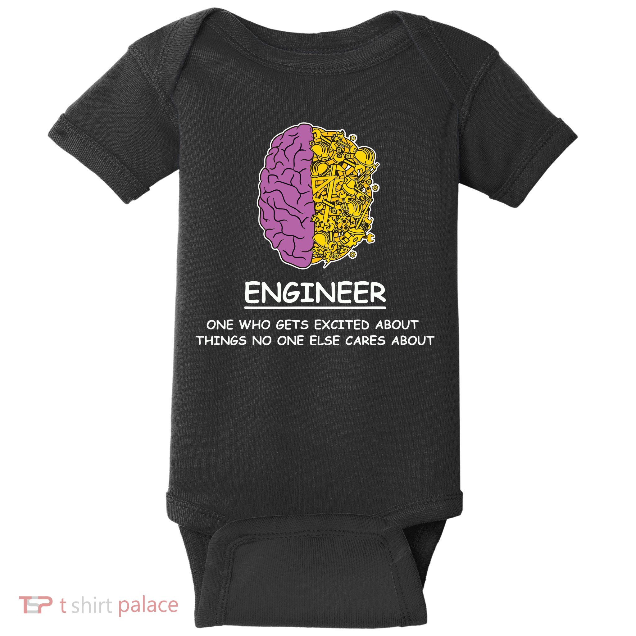 Funny Engineering Mechanical Civil Engineer Baby Bodysuit