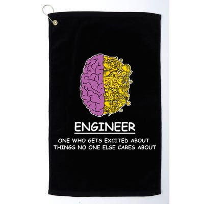 Funny Engineering Mechanical Civil Engineer Golf Towel