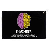 Funny Engineering Mechanical Civil Engineer Grommeted Golf Towel