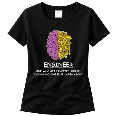 Funny Engineering Mechanical Civil Engineer Womens T-Shirt