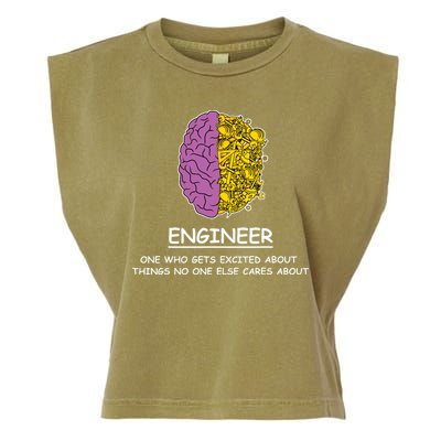 Funny Engineering Mechanical Civil Engineer Garment-Dyed Women's Muscle Tee
