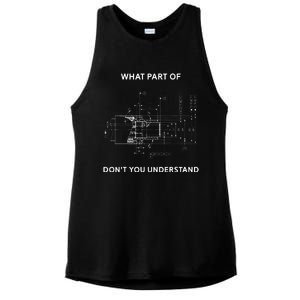 Funny Engineering Mechanical Engineering Ladies PosiCharge Tri-Blend Wicking Tank