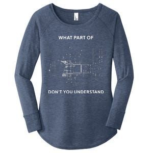 Funny Engineering Mechanical Engineering Women's Perfect Tri Tunic Long Sleeve Shirt