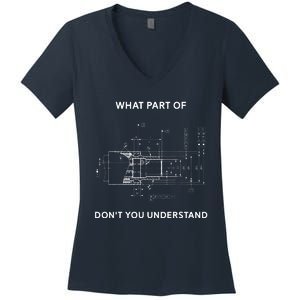 Funny Engineering Mechanical Engineering Women's V-Neck T-Shirt