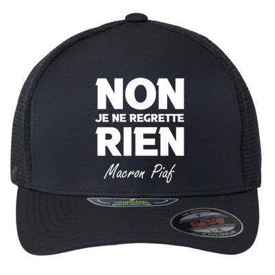 Funny Emmanuel Macron Flexfit Unipanel Trucker Cap