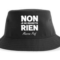 Funny Emmanuel Macron Sustainable Bucket Hat