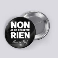 Funny Emmanuel Macron Button