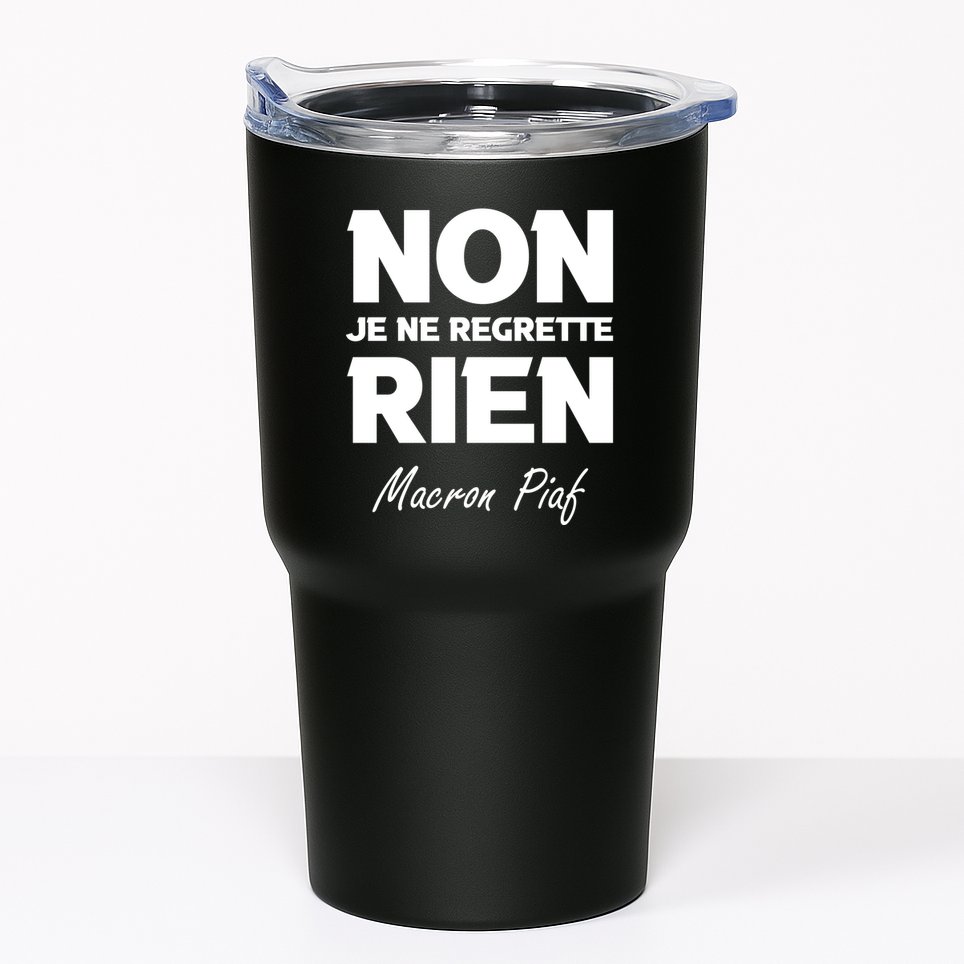 Funny Emmanuel Macron Tumbler