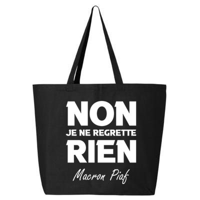 Funny Emmanuel Macron 25L Jumbo Tote