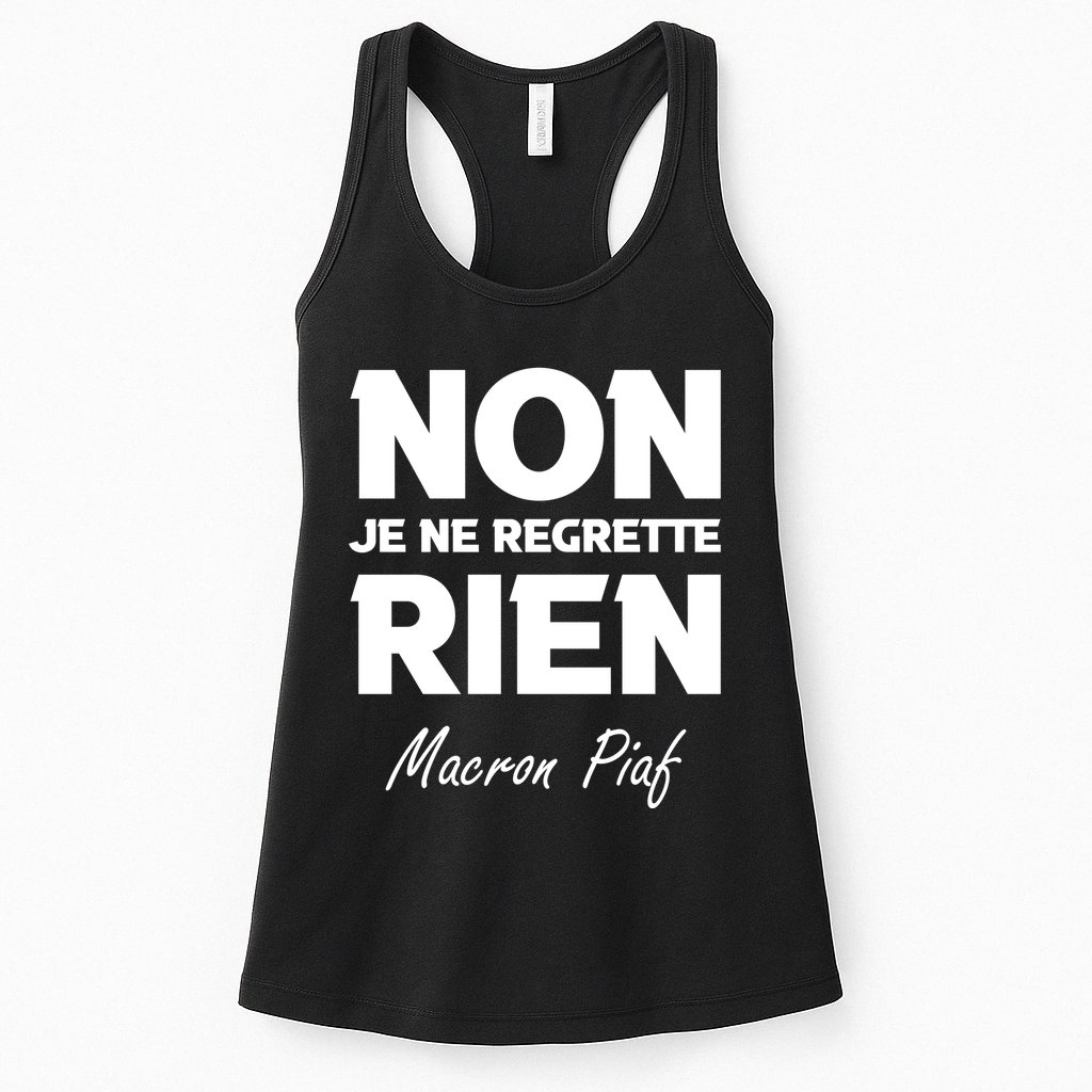 Funny Emmanuel Macron Womens Tank Top