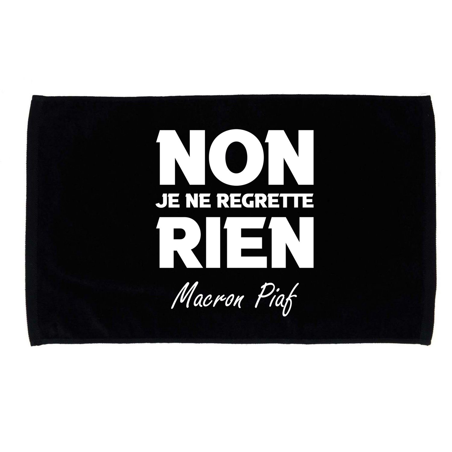 Funny Emmanuel Macron Microfiber Hand Towel