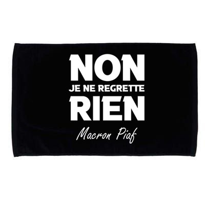 Funny Emmanuel Macron Microfiber Hand Towel