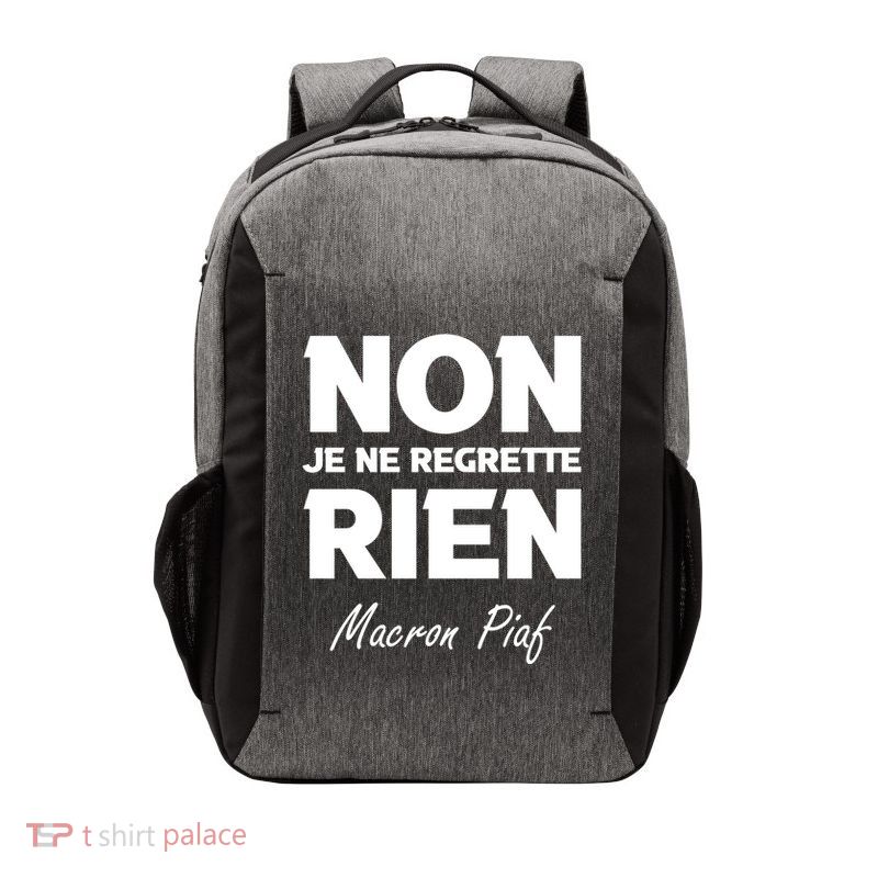 Funny Emmanuel Macron Vector Backpack