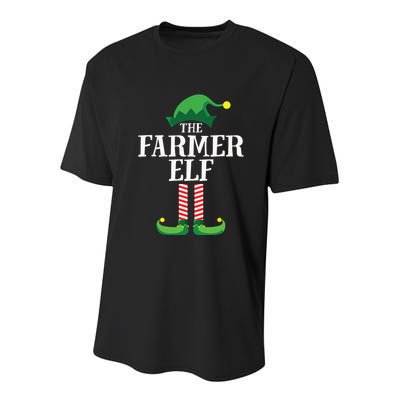 Farmer Elf Matching Family Group Christmas Party Youth Performance Sprint T-Shirt