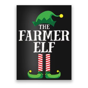 Farmer Elf Matching Family Group Christmas Party Poster