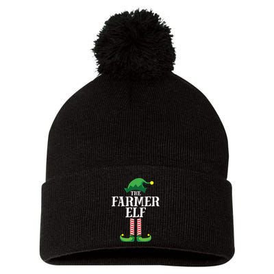 Farmer Elf Matching Family Group Christmas Party Pom Pom 12in Knit Beanie