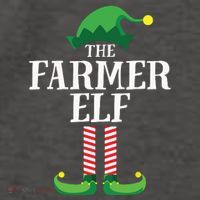 Farmer Elf Matching Family Group Christmas Party Vector Backpack