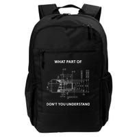 Funny Engineering Mechanical Engineering Daily Commute Backpack