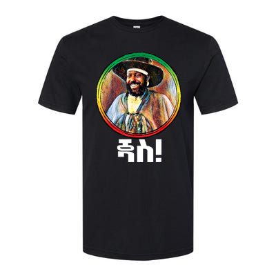 Funny Emperor Menelik II Of Ethiopia Softstyle CVC T-Shirt