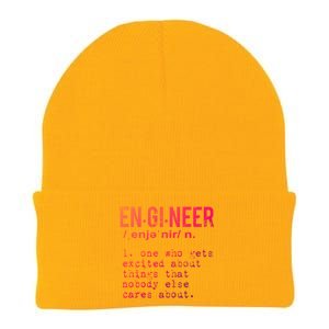 Funny Engineering Meaningful Gift Engineer Definition Gift Knit Cap Winter Beanie