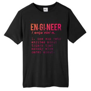 Funny Engineering Meaningful Gift Engineer Definition Gift Tall Fusion ChromaSoft Performance T-Shirt