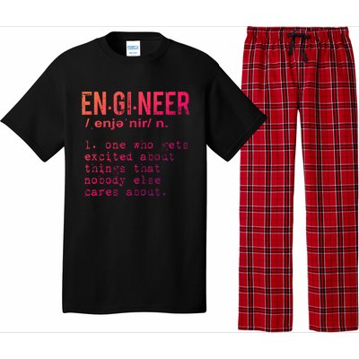 Funny Engineering Meaningful Gift Engineer Definition Gift Pajama Set