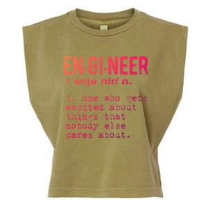 Funny Engineering Meaningful Gift Engineer Definition Gift Garment-Dyed Women's Muscle Tee