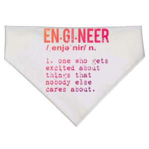 Funny Engineering Meaningful Gift Engineer Definition Gift USA-Made Doggie Bandana