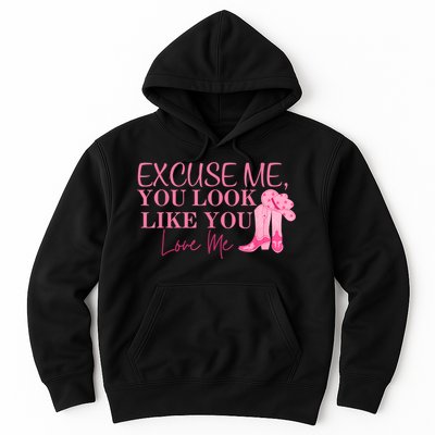 Funny Excuse Me You Look Like You Love Me Funny Boots Memes T Hoodie