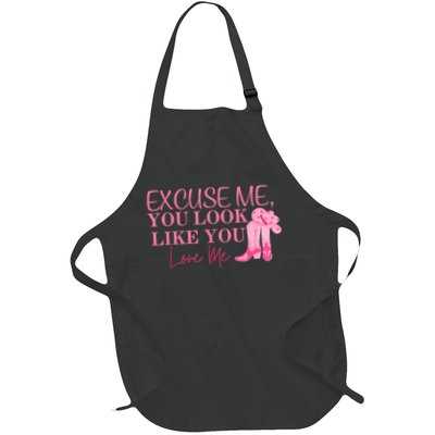 Funny Excuse Me You Look Like You Love Me Funny Boots Memes T Apron