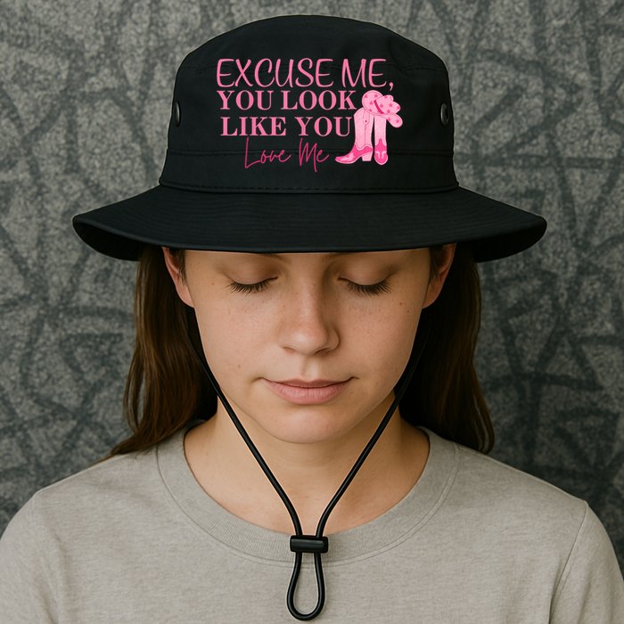 Funny Excuse Me You Look Like You Love Me Funny Boots Memes T Bucket Hat
