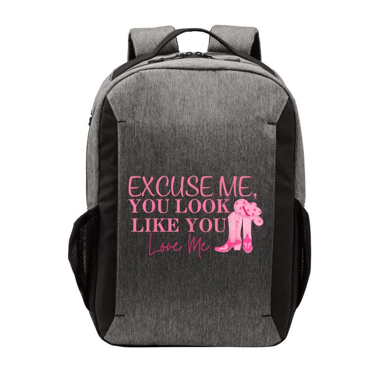 Funny Excuse Me You Look Like You Love Me Funny Boots Memes T Vector Backpack