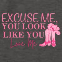 Funny Excuse Me You Look Like You Love Me Funny Boots Memes T Vector Backpack
