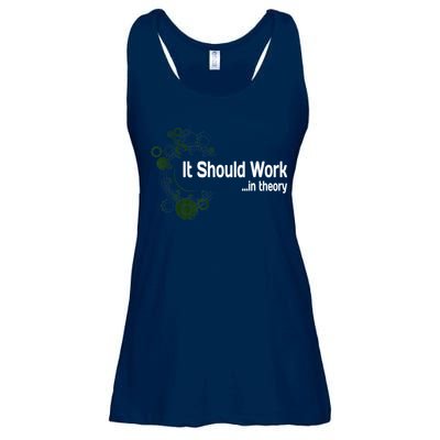 Funny Engineer Meme Design It Should Work In Theory Ladies Essential Flowy Tank