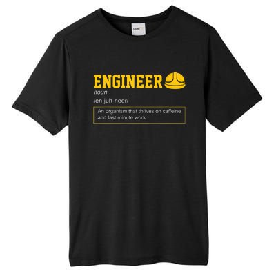 Funny Engineering Meaning Engineer Definition Tall Fusion ChromaSoft Performance T-Shirt